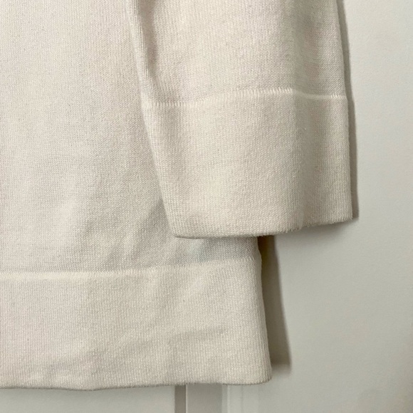 Jones New York - white Three Quarter Sleeve button down Cardigan - Picture 6 of 11